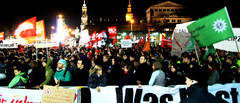 Demo gegen Sozialkürzungen in Dresden